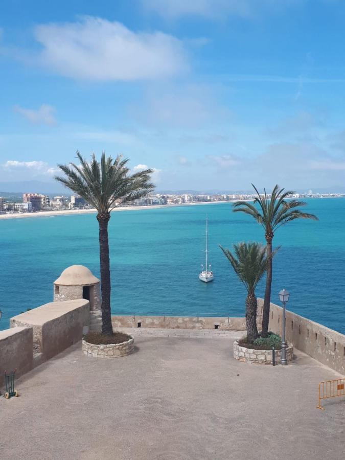 Charmant Appartement Avec Vue Sur Le Chateau De Peñíscola Kültér fotó