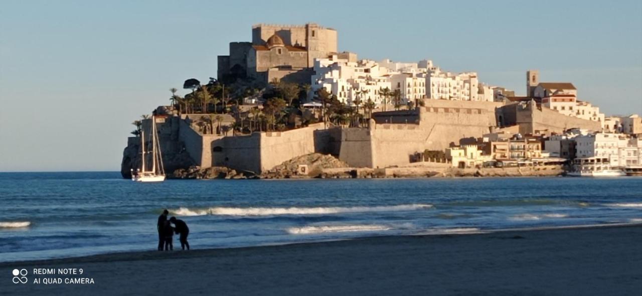 Charmant Appartement Avec Vue Sur Le Chateau De Peñíscola Kültér fotó