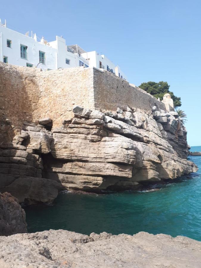 Charmant Appartement Avec Vue Sur Le Chateau De Peñíscola Kültér fotó