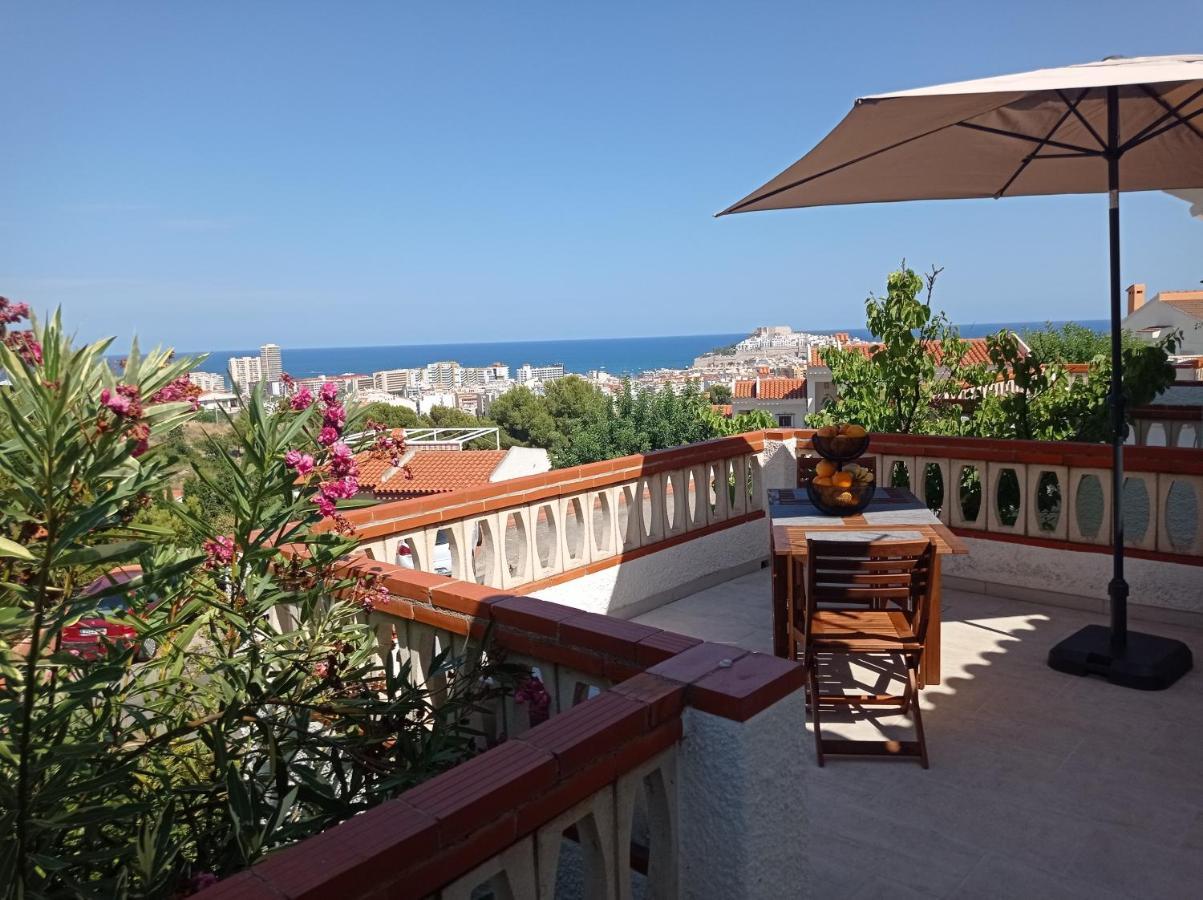 Charmant Appartement Avec Vue Sur Le Chateau De Peñíscola Kültér fotó