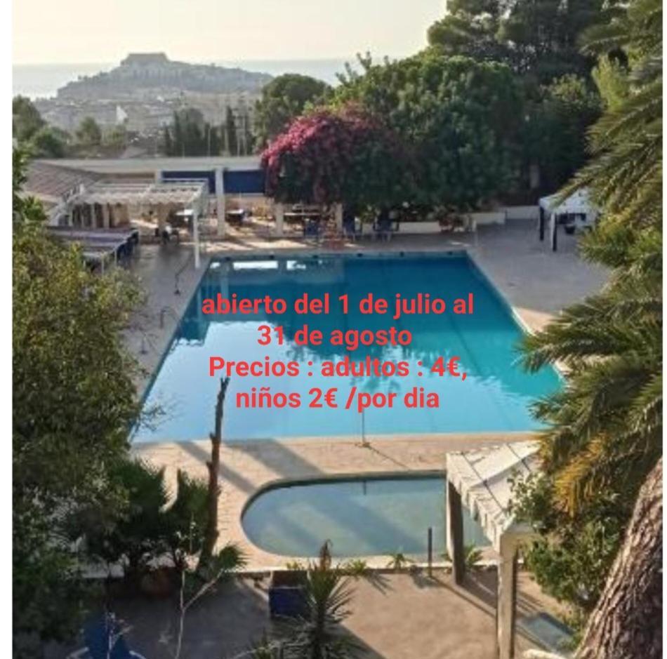 Charmant Appartement Avec Vue Sur Le Chateau De Peñíscola Kültér fotó
